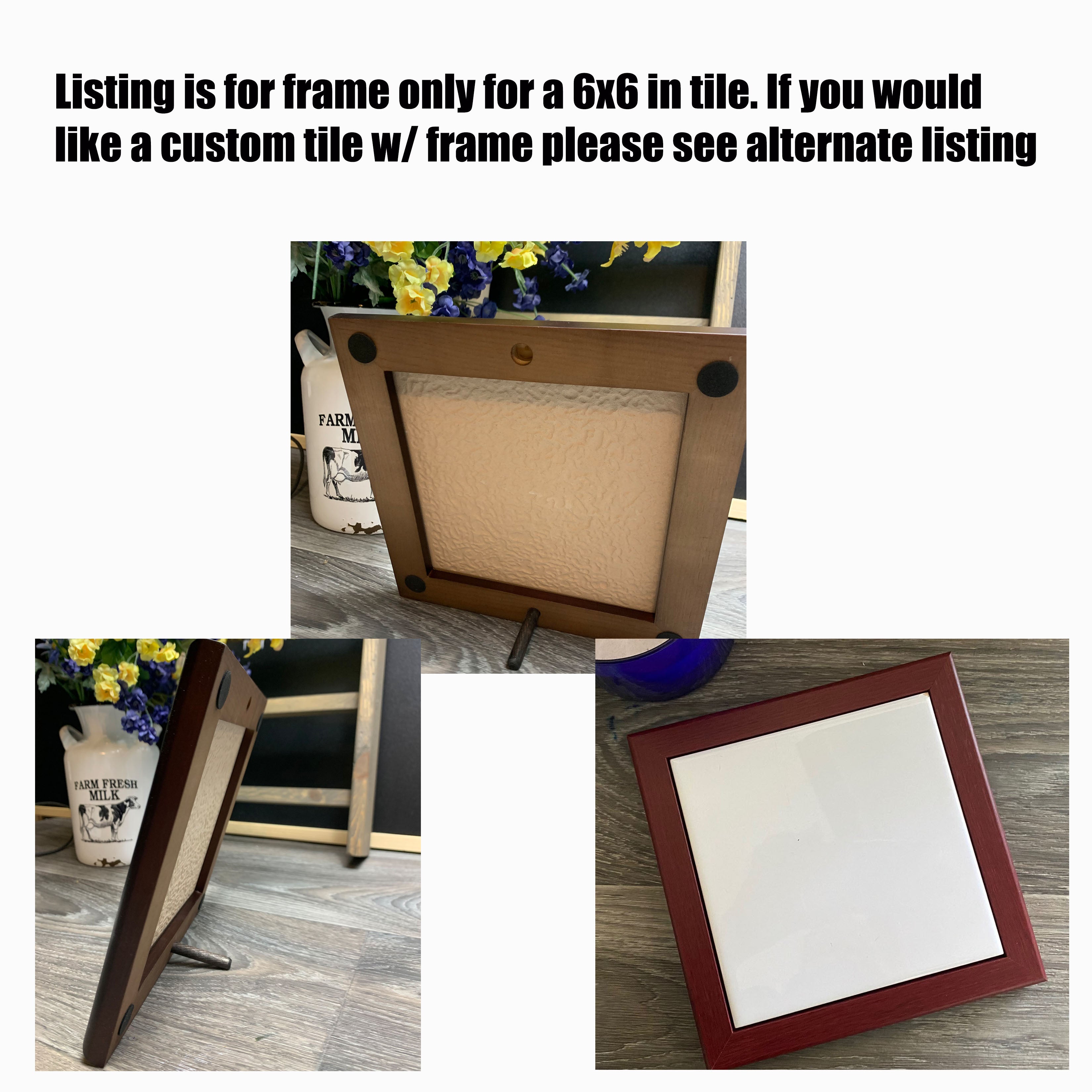 6x6 tile frame