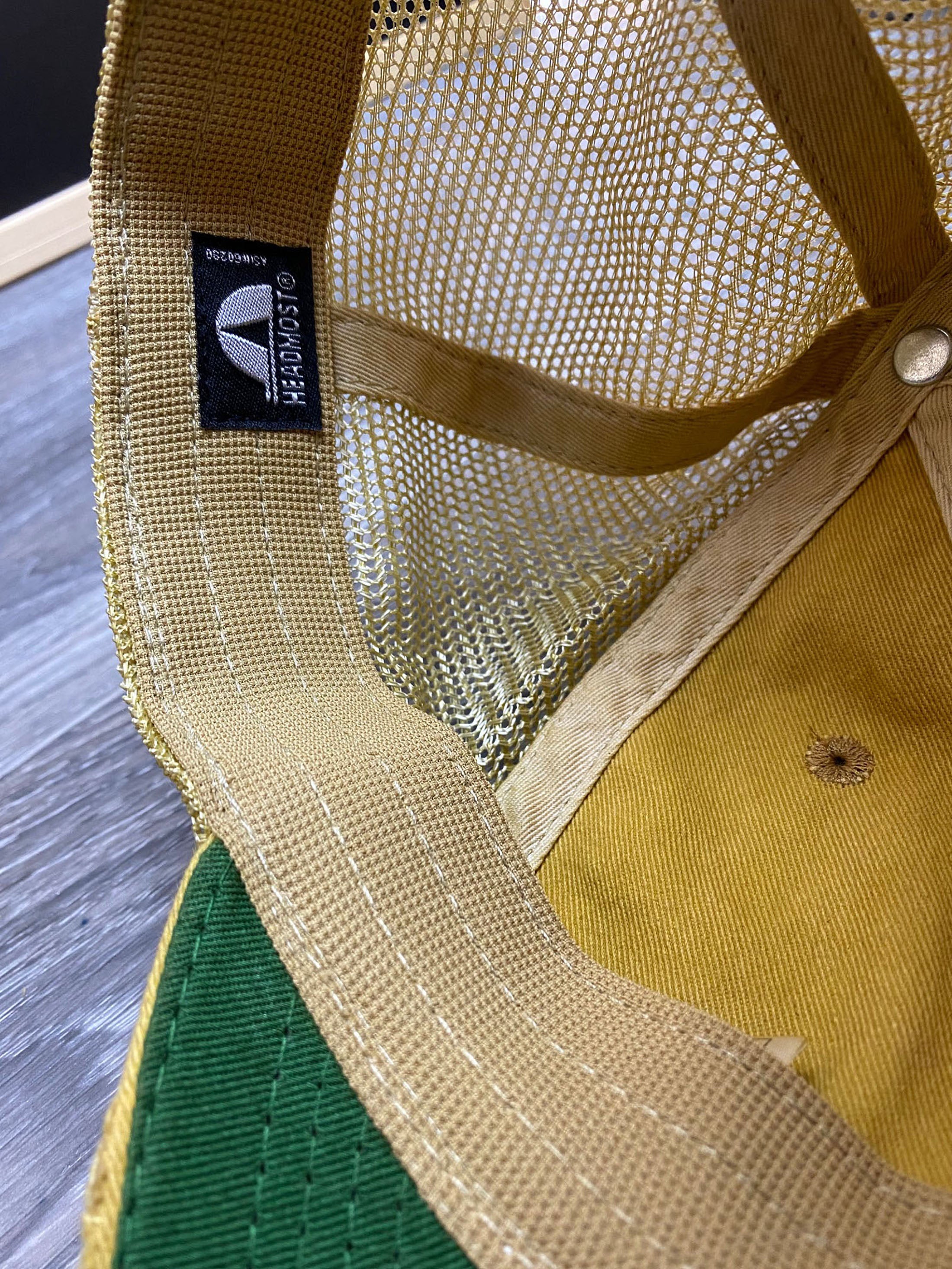 Custom Hat, Distressed Hat, Unisex trucker Cap, Vintage Cap, Weathered Cap, Custom Logo Cap, Raggedy Patch Hat, Logo Cap, Headmost brand