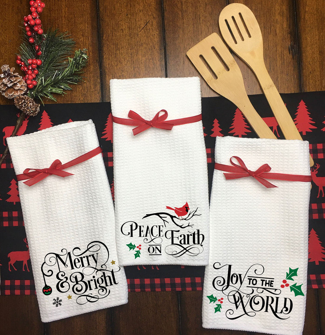 Christmas Joy Dish Towels